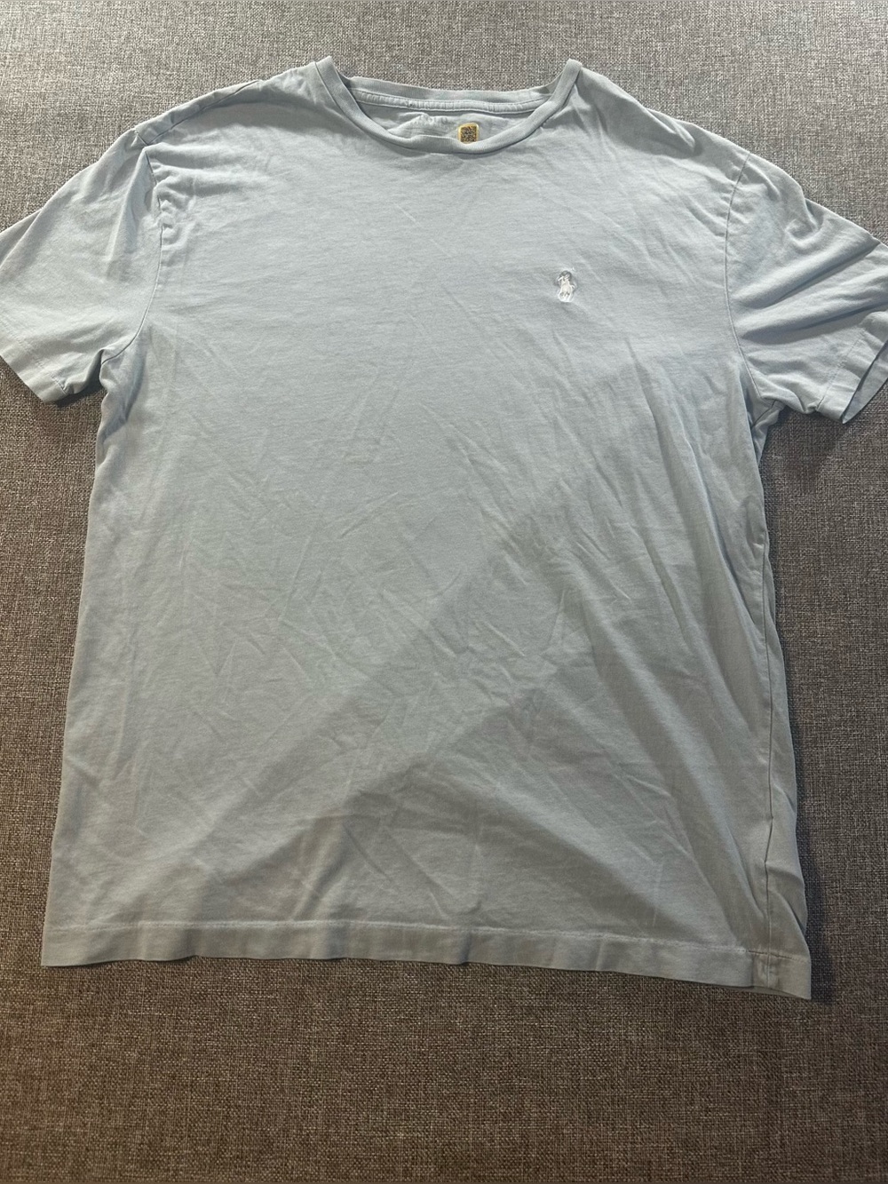 Polo Ralph Lauren Men’s T-Shirt Large Blue Pony Logo Crewneck